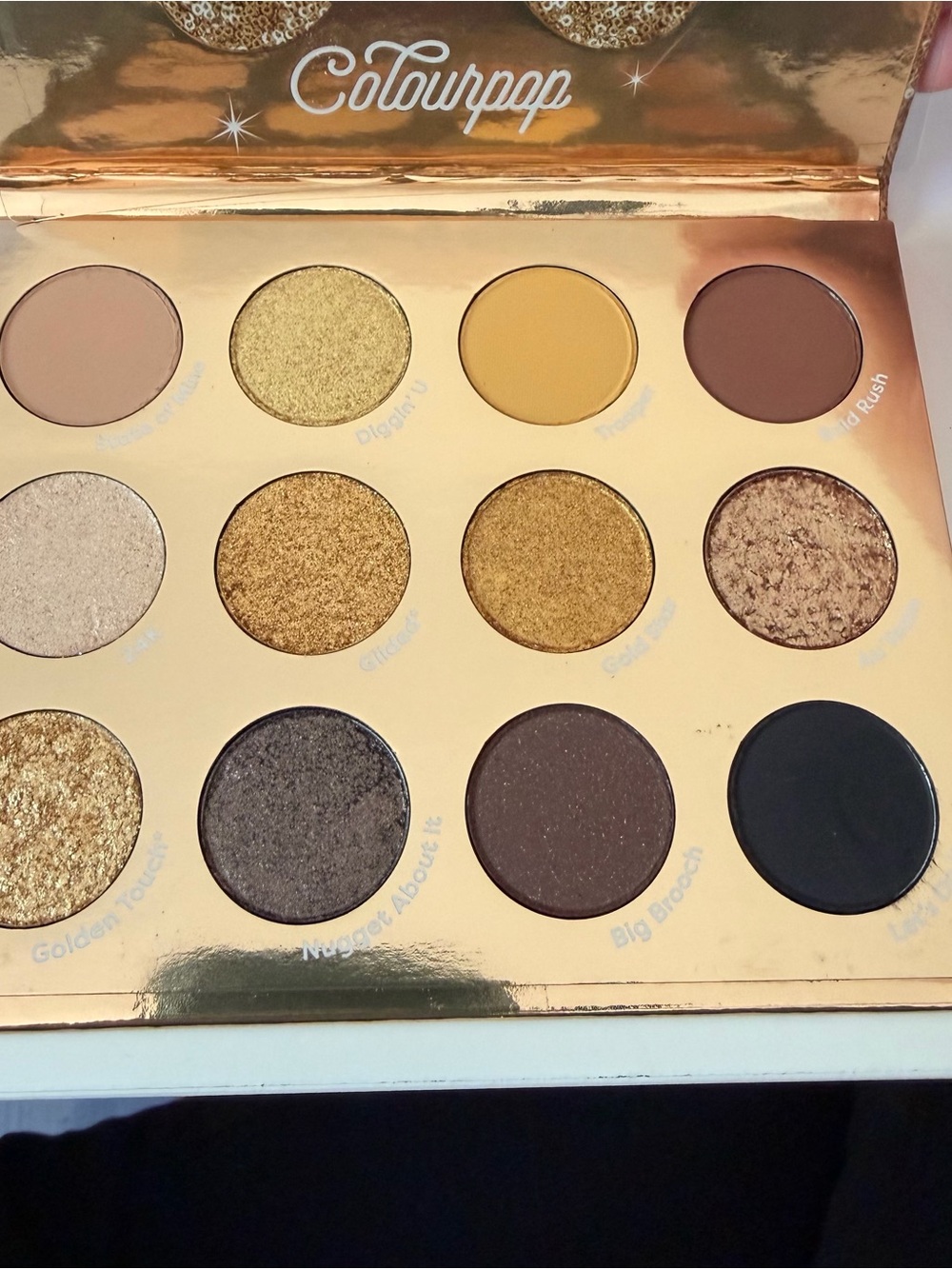 ColourPop Good as Gold Eyeshadow Palette – Warm Gold & Brown Shades